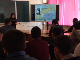 Проведение экологического урока для студентов Калмыцкого государственного университета